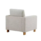 Christopher Knight Home Torrie, fauteuil d'appoint moderne en hévéa rembourré (lot de 2)