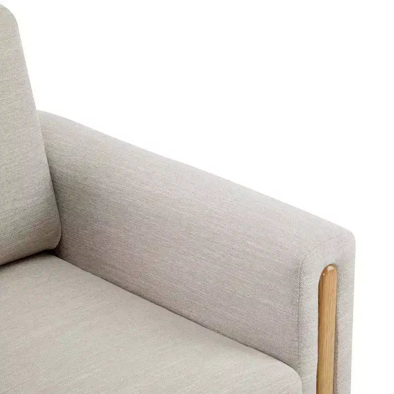 Christopher Knight Home Torrie, fauteuil d'appoint moderne en hévéa rembourré (lot de 2)