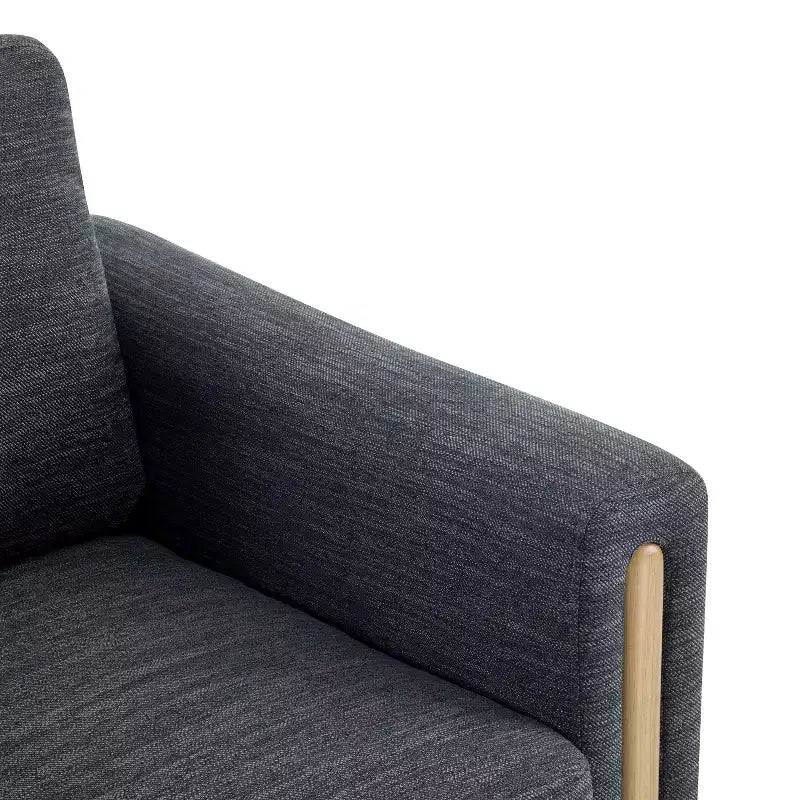 Christopher Knight Home Torrie, fauteuil d'appoint moderne en hévéa rembourré (lot de 2)