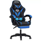 Chaise de massage gaming ergonomique Hoffree pour enfants avec repose-pieds et réglable