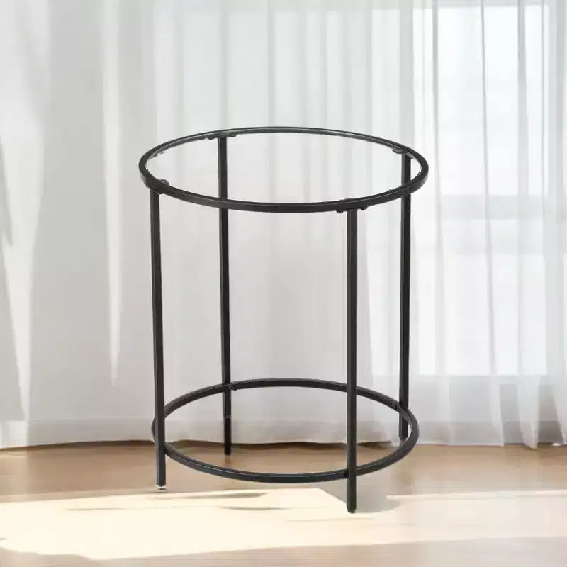 Table d'appoint Tables de bout Tables de bout de salon Table d'appoint de salon Table en verre Table d'appoint en verre Petite table d'appoint ronde