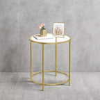 Table d'appoint Tables de bout Tables de bout de salon Table d'appoint de salon Table en verre Table d'appoint en verre Petite table d'appoint ronde