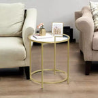 Table d'appoint Tables de bout Tables de bout de salon Table d'appoint de salon Table en verre Table d'appoint en verre Petite table d'appoint ronde