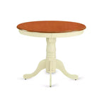HomeStock Coin Cuisine Table Ronde avec 2 Chaises Style Moderne