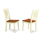 HomeStock Coin Cuisine Table Ronde avec 2 Chaises Style Moderne