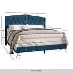 Lit plateforme deux places ChaletPosh