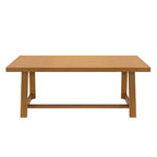 Table de salle à manger Plank+Beam 84 pour 8 personnes, en bois massif, style ferme classique