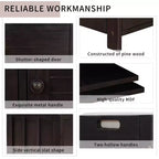 Banc de chambre AndMakers de 43,5 po avec 3 portes