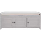Banc de chambre AndMakers de 43,5 po avec 3 portes
