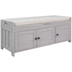 Banc de chambre AndMakers de 43,5 po avec 3 portes