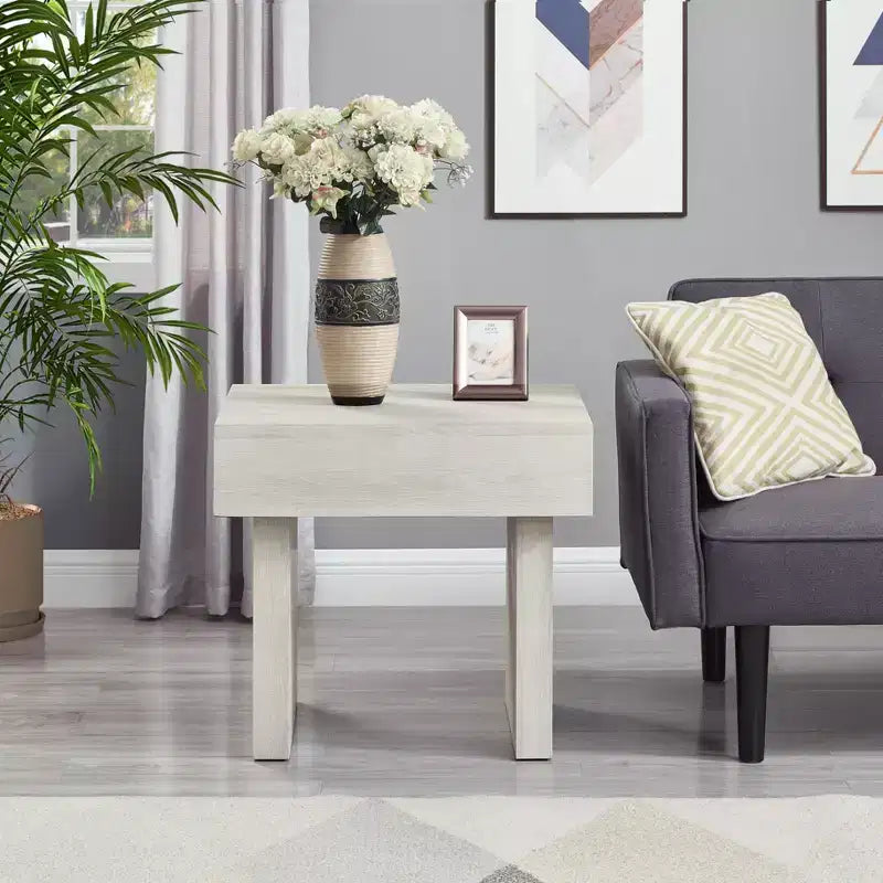 Table d'appoint moderne Roundhill Furniture Athens