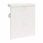 Tables d'appoint demi-cercle Daytona Modern, lot de 2, aspect plâtre