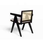 Christopher Knight Home Chaises de salle à manger avec accoudoirs en bois d'hévéa et cannage Randall (Lot de 2)