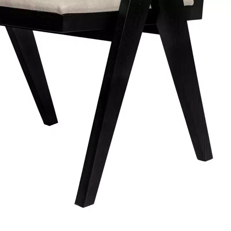 Christopher Knight Home Chaises de salle à manger avec accoudoirs en bois d'hévéa et cannage Randall (Lot de 2)