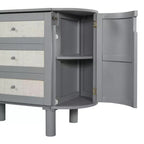 Lit Escamotable Whisen Full avec Rangement Caché et Design Tressé Moderne