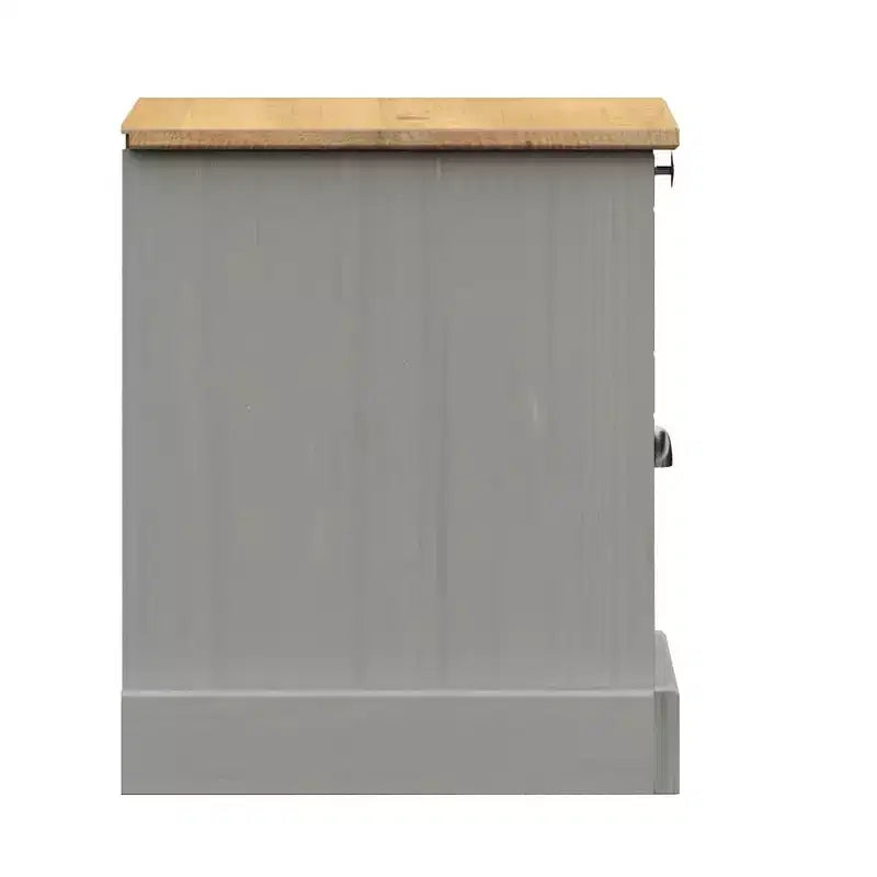 vidaXL Table de chevet Table d'appoint Rangement Bois de pin massif