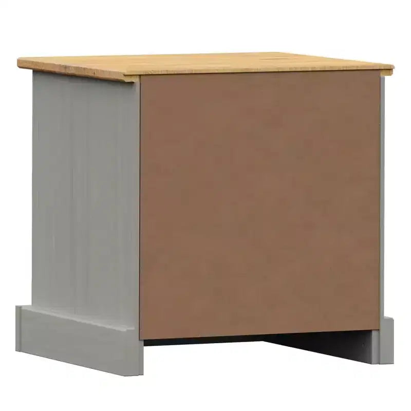 vidaXL Table de chevet Table d'appoint Rangement Bois de pin massif