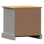 vidaXL Table de chevet Table d'appoint Rangement Bois de pin massif