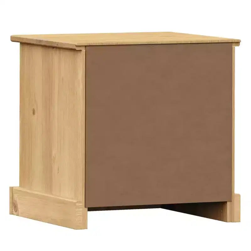 vidaXL Table de chevet Table d'appoint Rangement Bois de pin massif