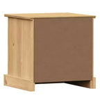 vidaXL Table de chevet Table d'appoint Rangement Bois de pin massif