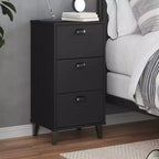vidaXL Table de chevet Meuble d'appoint de chambre à coucher Pin massif