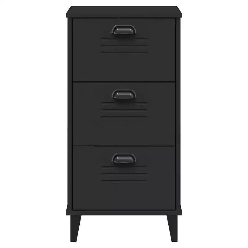 vidaXL Table de chevet Meuble d'appoint de chambre à coucher Pin massif