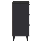vidaXL Table de chevet Meuble d'appoint de chambre à coucher Pin massif