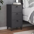 vidaXL Table de chevet Meuble d'appoint de chambre à coucher Pin massif