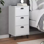 vidaXL Table de chevet Meuble d'appoint de chambre à coucher Pin massif