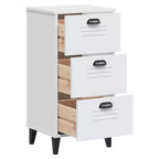 vidaXL Table de chevet Meuble d'appoint de chambre à coucher Pin massif