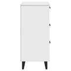 vidaXL Table de chevet Meuble d'appoint de chambre à coucher Pin massif