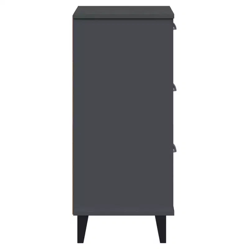 vidaXL Table de chevet Meuble d'appoint de chambre à coucher Pin massif