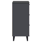 vidaXL Table de chevet Meuble d'appoint de chambre à coucher Pin massif