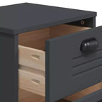 vidaXL Table de chevet Meuble d'appoint de chambre à coucher Pin massif