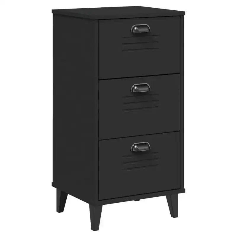 vidaXL Table de chevet Meuble d'appoint de chambre à coucher Pin massif
