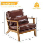 Fauteuil de salon individuel rembourré Karl Home Fauteuil d'appoint