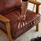 Fauteuil de salon individuel rembourré Karl Home Fauteuil d'appoint