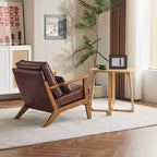 Fauteuil de salon individuel rembourré Karl Home Fauteuil d'appoint