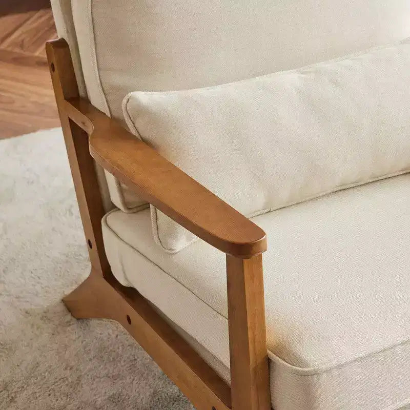 Fauteuil de salon individuel rembourré Karl Home Fauteuil d'appoint