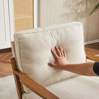 Fauteuil de salon individuel rembourré Karl Home Fauteuil d'appoint