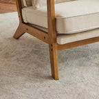 Fauteuil de salon individuel rembourré Karl Home Fauteuil d'appoint