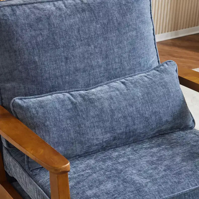 Fauteuil de salon individuel rembourré Karl Home Fauteuil d'appoint