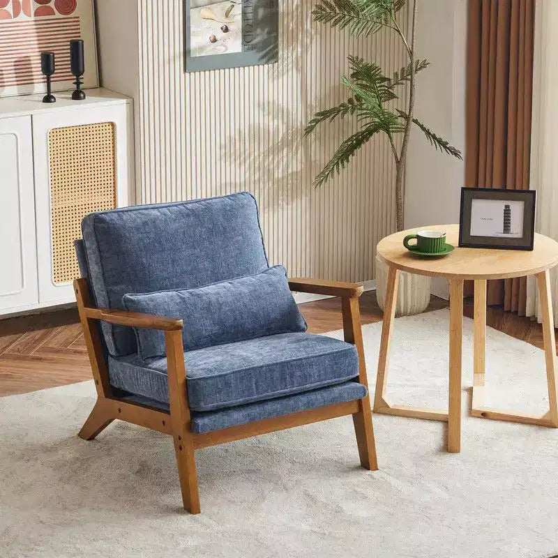 Fauteuil de salon individuel rembourré Karl Home Fauteuil d'appoint