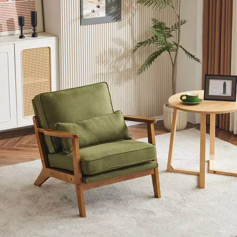 Fauteuil de salon individuel rembourré Karl Home Fauteuil d'appoint