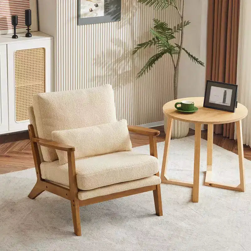 Fauteuil de salon individuel rembourré Karl Home Fauteuil d'appoint