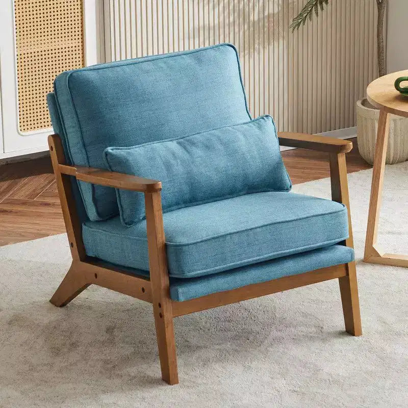 Fauteuil de salon individuel rembourré Karl Home Fauteuil d'appoint
