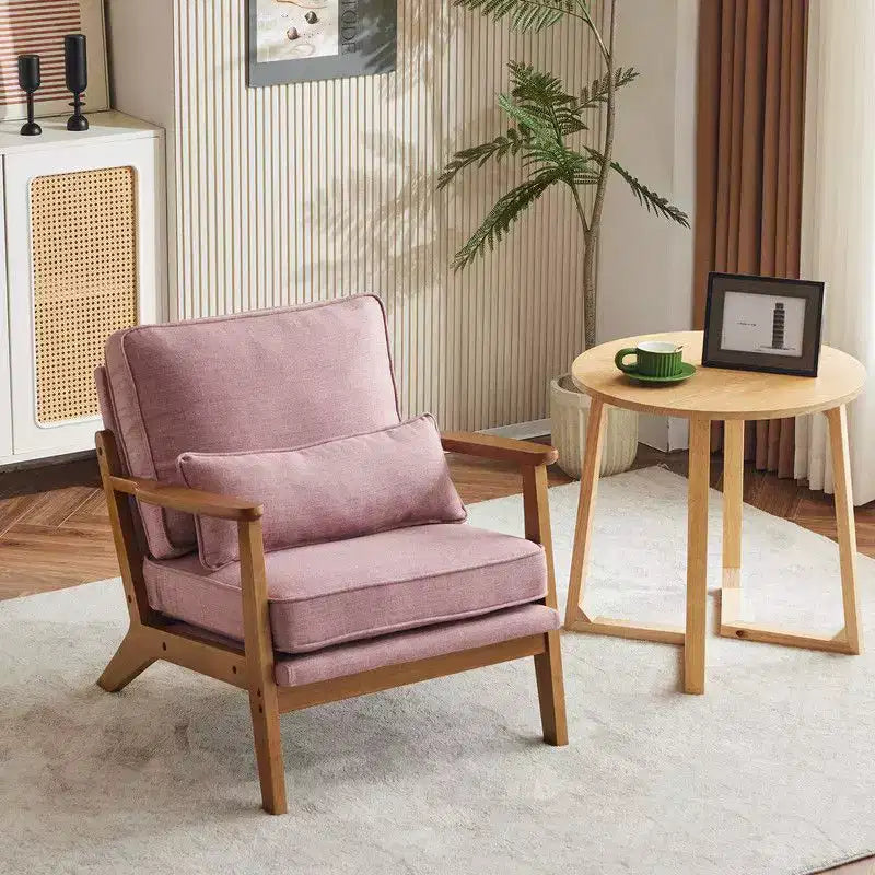 Fauteuil de salon individuel rembourré Karl Home Fauteuil d'appoint