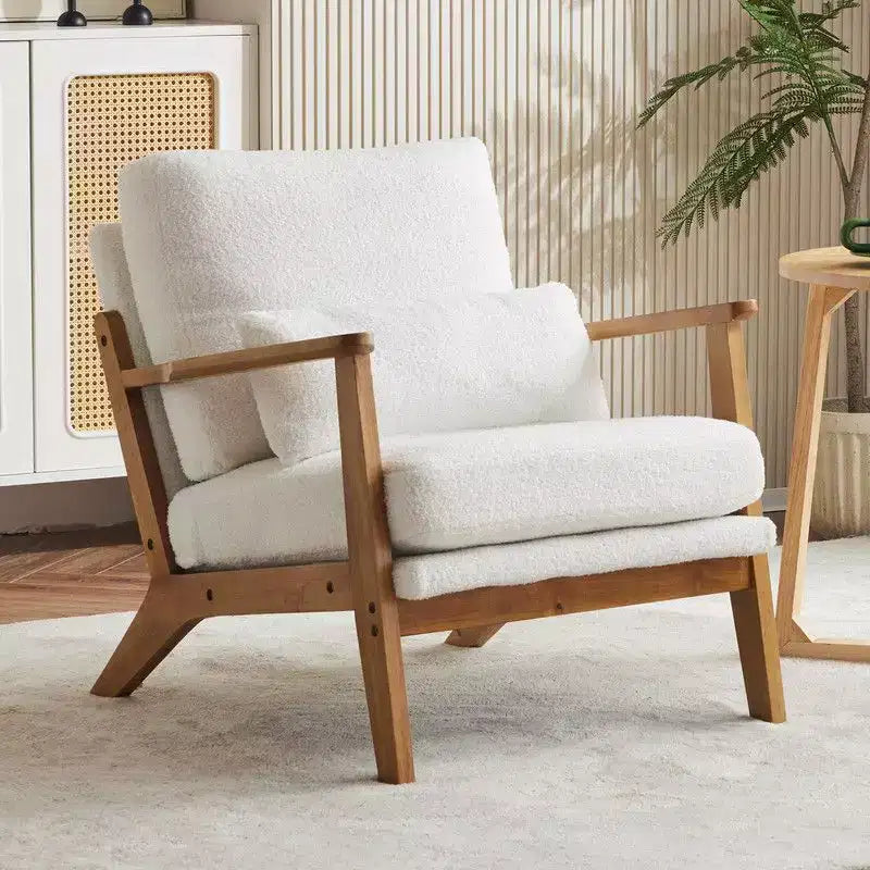 Fauteuil de salon individuel rembourré Karl Home Fauteuil d'appoint