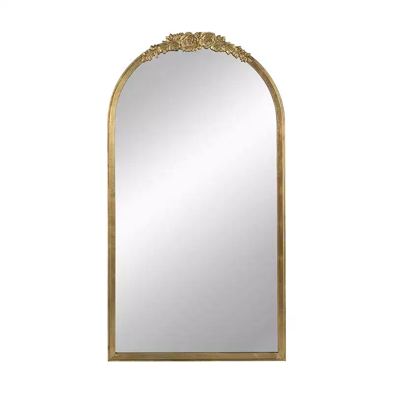 28 x 53 Inch Wood Floor Mirror Full Length Design