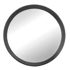 Miroir Mural Rond en Bois de Mangue de 20 Pouces